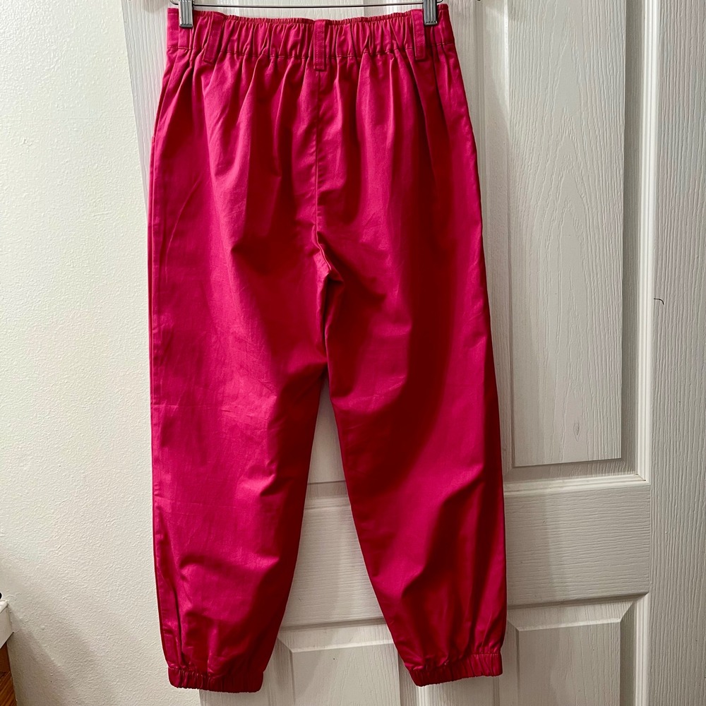 Halara Mid Rise Casual Joggers Pockets Women Small Pink 100% Cotton Elastic Cuff - Picture 4 of 11